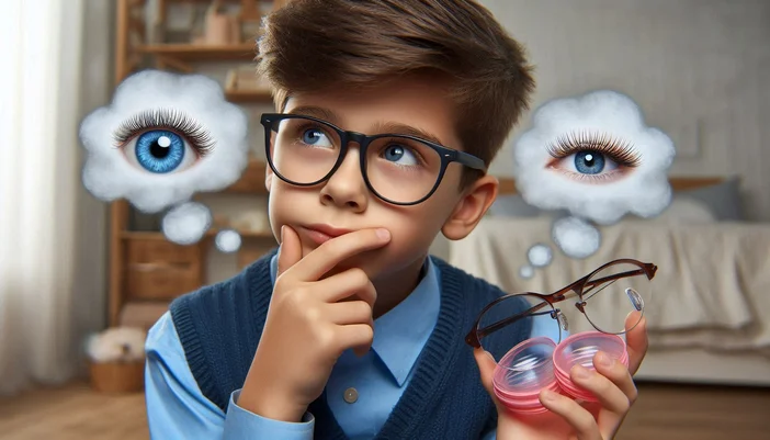 لنز طبی یا عینک؟ کدام بهتر است؟