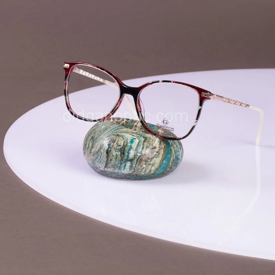 Gasoline brand prescription glasses code zra01 عینک طبی برند گسولین زنانه کد zra01
