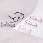 فریم عینک طبی زنانه عدسی بلوکات کائوچو کد 005 رنگبندی